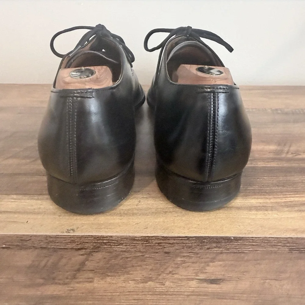Church's Custom Grade Black Leather Oxford Dress Shoes Men's Size US 9E UK 8E